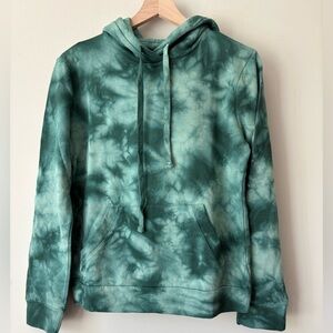Dance & Marvel Green Tie-Dye Hoodie